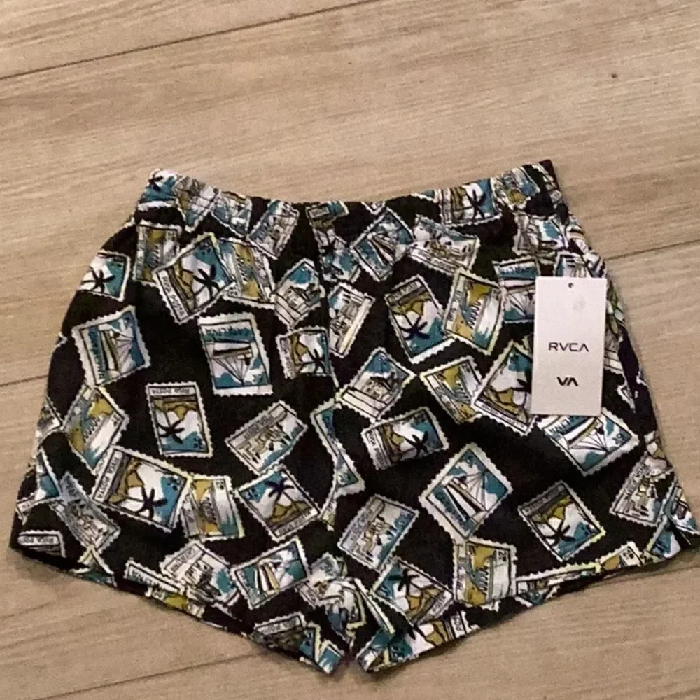 RVCA Sawyer Woven Shorts, NWT, size XS